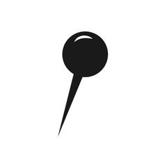 pin icon, push pin vector icon