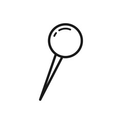 pin icon, push pin vector icon