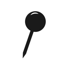 pin icon, push pin vector icon