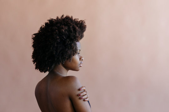 Black Model With Natural Hair