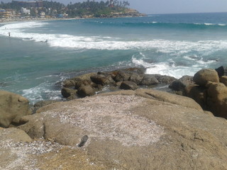rocks in the sea