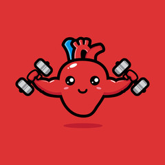 Strong heart vector design