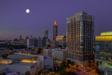 Moonlight over Atlanta