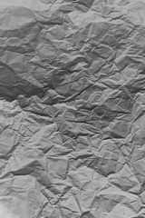 gray crumpled paper texture background