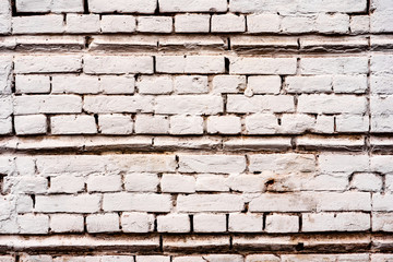 Texture, brick, wall, it can be used as a background. Brick texture with scratches and cracks