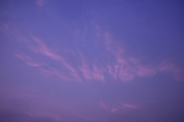 Beautiful morning clouds sky background.