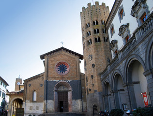 The church of Sant'Andrea in Orvieto. Umbria, Italy. 