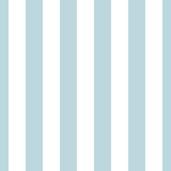 Seamless vector striped pattern. Colored stripes ornament. Vertical blue and white lines. Neutral light stock illustration for the holiday, wallpaper, wrapping paper, textiles, clothes, baby prints - 340519700