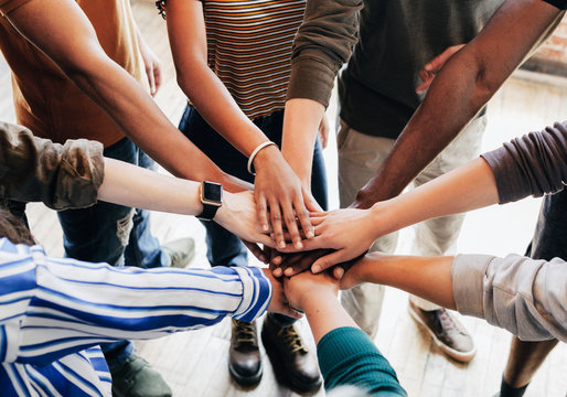 Community of people teamwork
