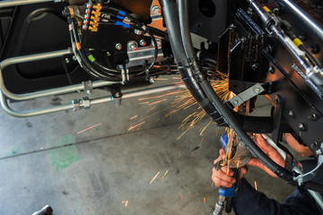 Obraz premium 整備工場