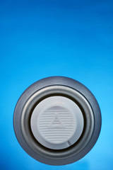 Top View of Metal Spray Container.