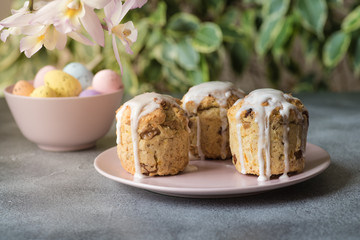 Kulich - traditional Russian Easter sweet bread