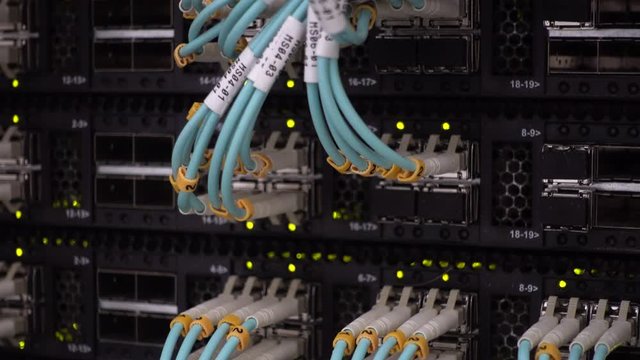 The back of the server rack needs to be cleaned. Dirty panel. Working Server.