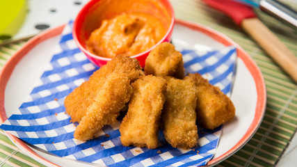 Fried fish croquettes
