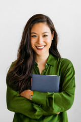 Confident Asian businesswoman - obrazy, fototapety, plakaty
