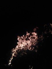 fire in the dark