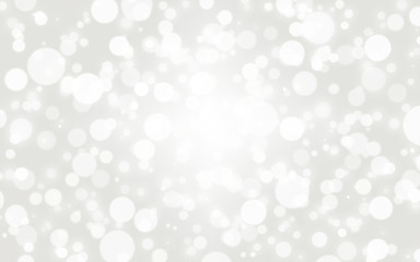 Abstract bokeh light white background