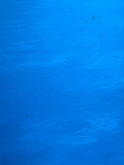 Photo of abstract oil paint texture on canvas, background. Classic Blue Pantone color of the year