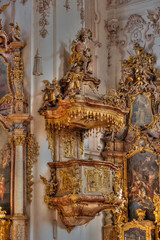 Kanzel in der Klosterkirche Aldersbach