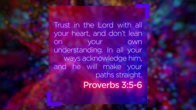 Verse Scripture from Holy Bible - Motion Graphic Abstract Animation Background