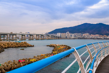 Heavenly Songdo Skywalk in Busan, South Korea