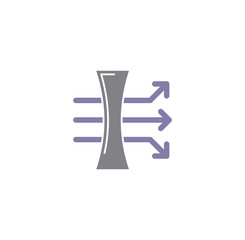 Physics related icon on background for graphic and web design. Creative illustration concept symbol for web or mobile app