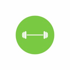 Weight lifting icon vector  design isolated on white background.