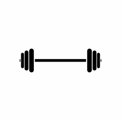 Weight lifting icon vector  design isolated on white background.