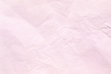 crumpled pink paper background texture