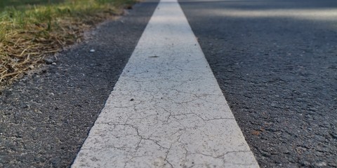 asphalt road in the city