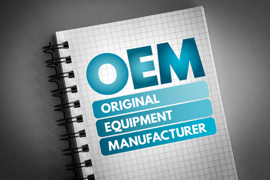 OEM - Original Equipment Manufacturer acronym, business concept background