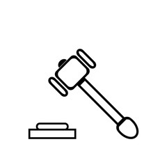Law Vector icon Design Illustration