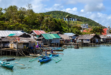 fishing village of Taytay in the Philippines