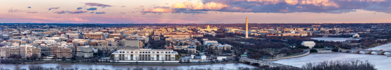 Washington DC sunset - obrazy, fototapety, plakaty