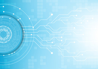 Circuit technology background with hi-tech digital