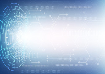 Circuit technology background with hi-tech digital