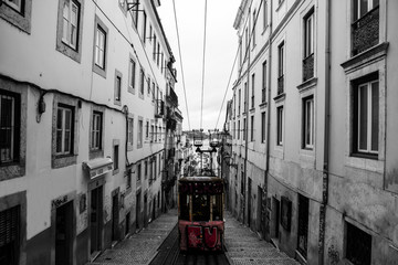 Obraz premium Lisbon underground streets