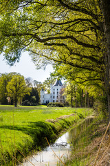Castle Sandeburg in Langbroek, Gelderland in the Nteherlands