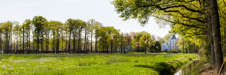 Castle Sandeburg in Langbroek, Gelderland in the Nteherlands