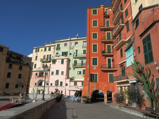 internal street view of Camogli
