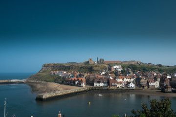 Whitby harbour GB