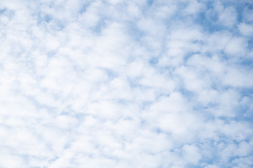 sky with many small source clouds