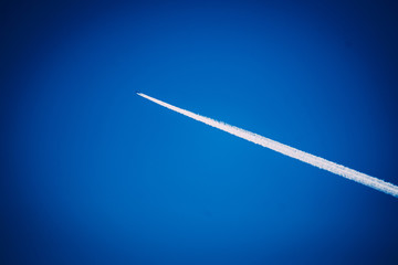 airplane in the sky