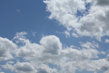 Weiße Wolken