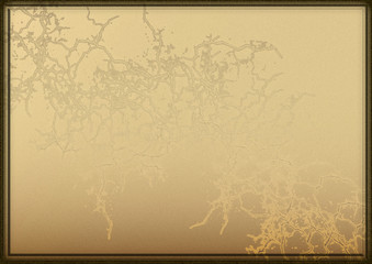 Golden texture background with frame for multiple uses 