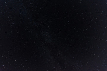 Obraz na płótnie Canvas sternenhimmel am dunklen nachthimmel