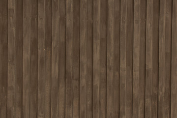 Naklejka premium Wooden fence painted with brown color on the tea plantations, textures and black background, Dark and still concept. for design work