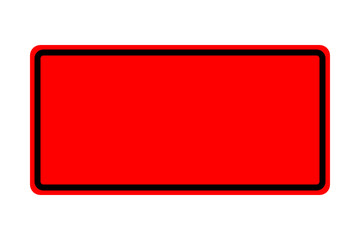 blank road sign