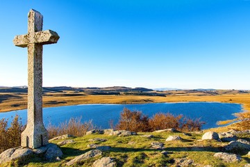 lake in the mountains