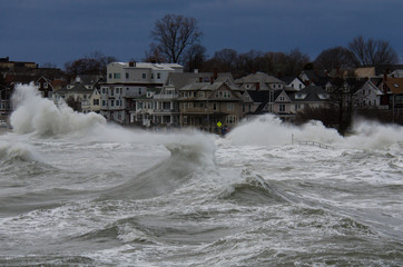 Winterstorm Boston north shore